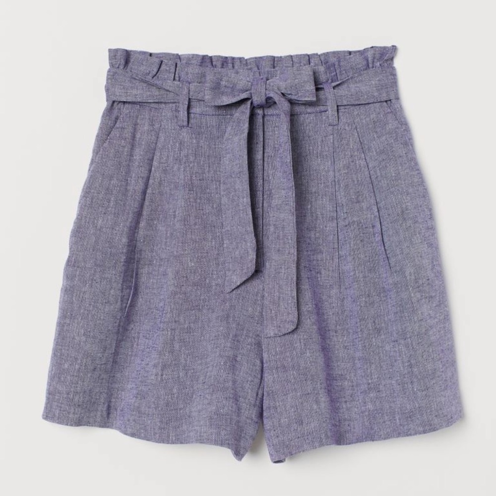 H&M Linen Paper bag Short